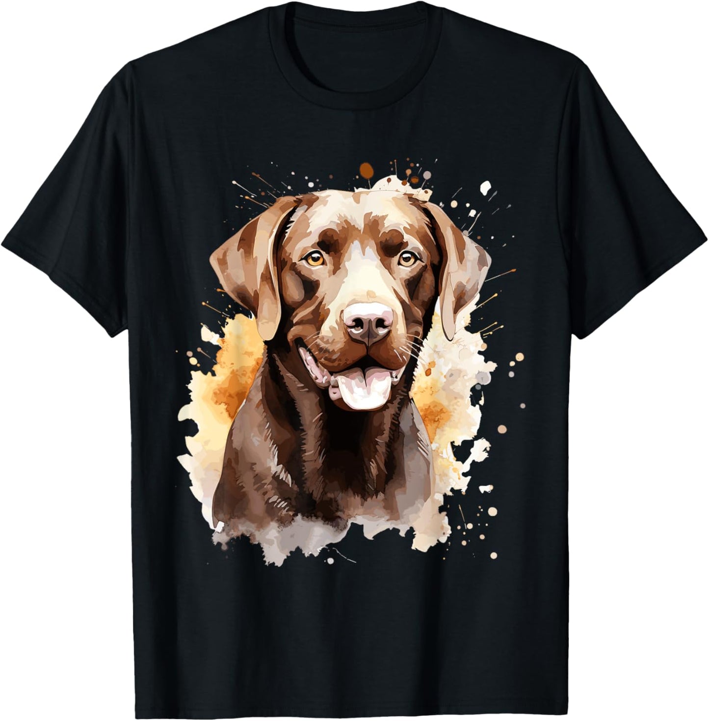 Chocolate Labrador Lovers Design Pop Art Chocolate Lab T-Shirt