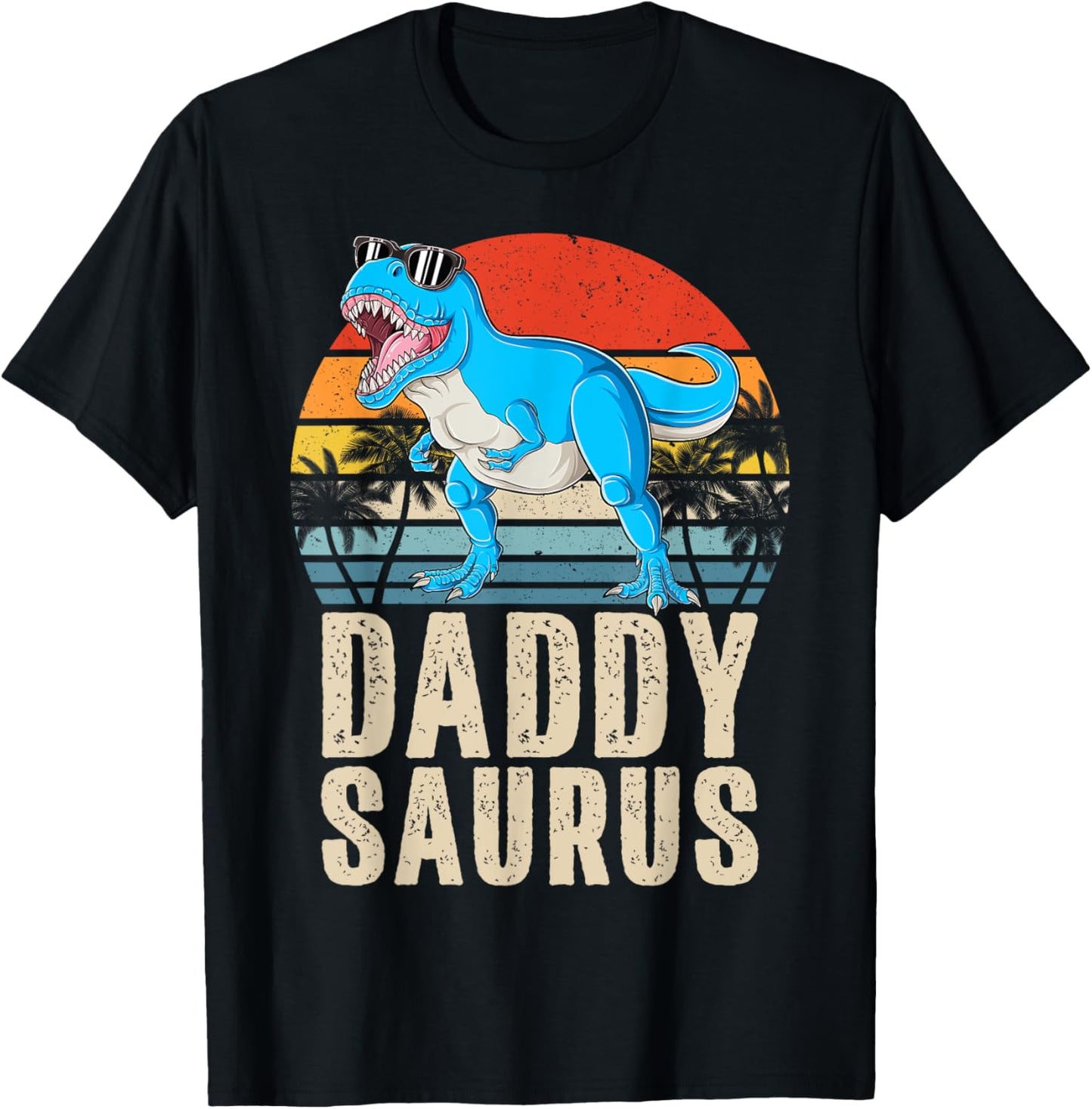 Daddysaurus T Rex Daddy Saurus Dinosaur Family Matching T-Shirt