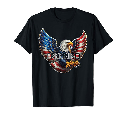 Free American Bird, This Bird You Cannot Change 4th Of July T-Shirt