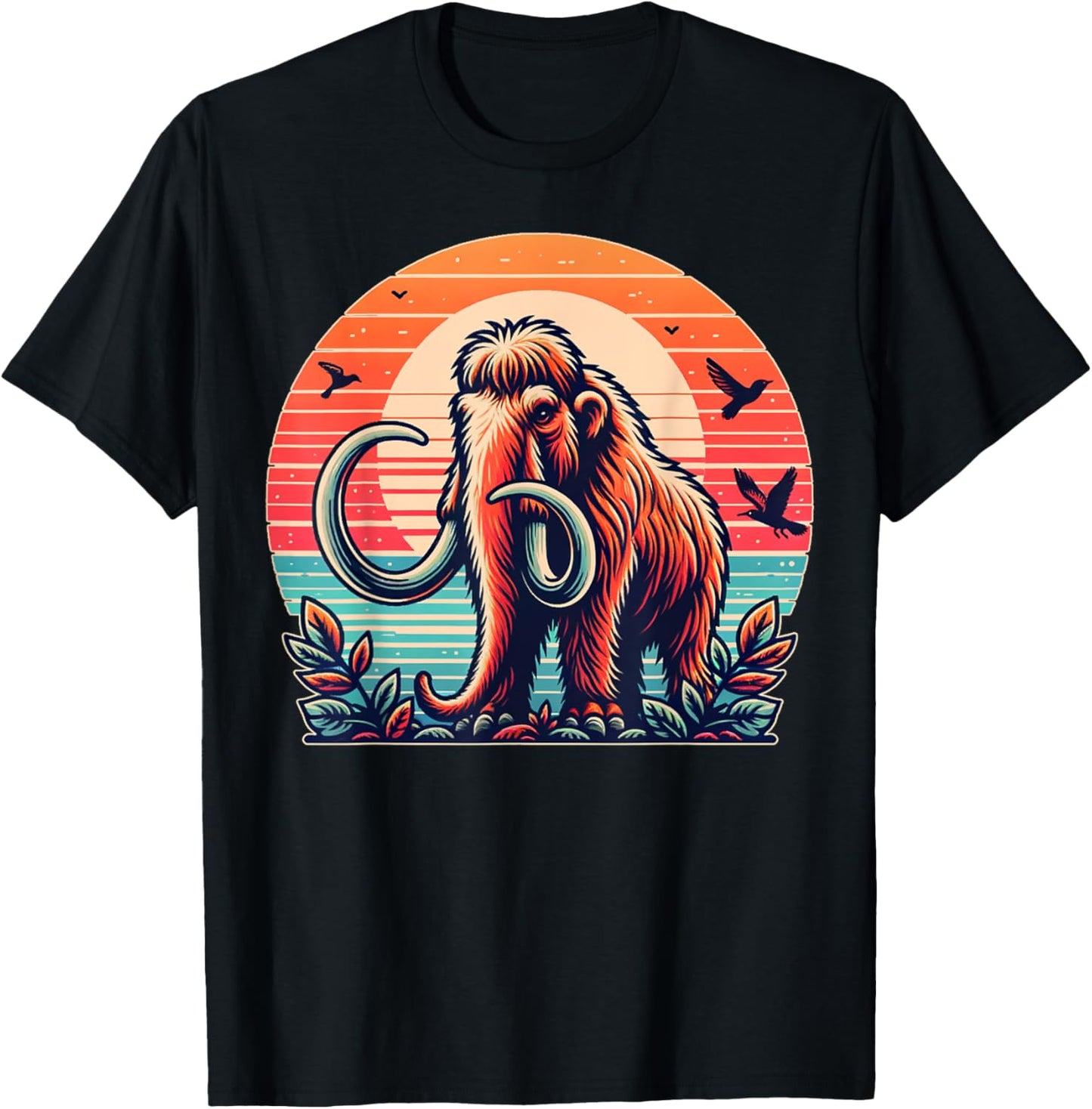 Retro Woolly Mammoth Shirt for Kids Toddlers Men Girl Boy T-Shirt