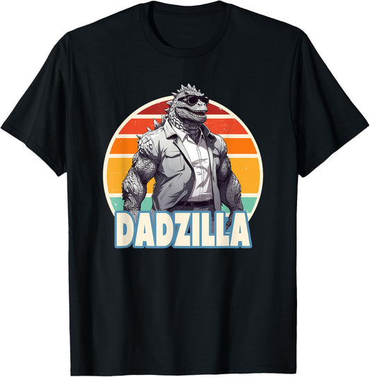 Dadzilla The Rad Dad Kaiju Vibes T-Shirt