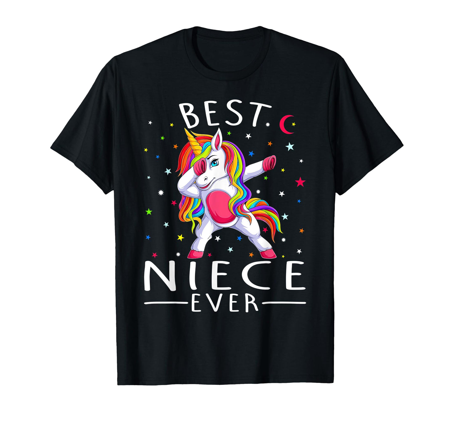 Best Niece Ever Dabbing Unicorn T-Shirt