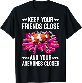 Funny Clown Fish Gift Clown Fish Anemones Lover Men Women T-Shirt