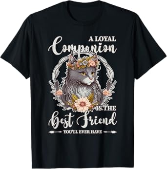 Cute Flower Crown Cat Pet Lover Quotes Fur Parent Men Women Kids T-Shirt