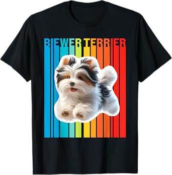 Colorful Biewer Terrier T-Shirt