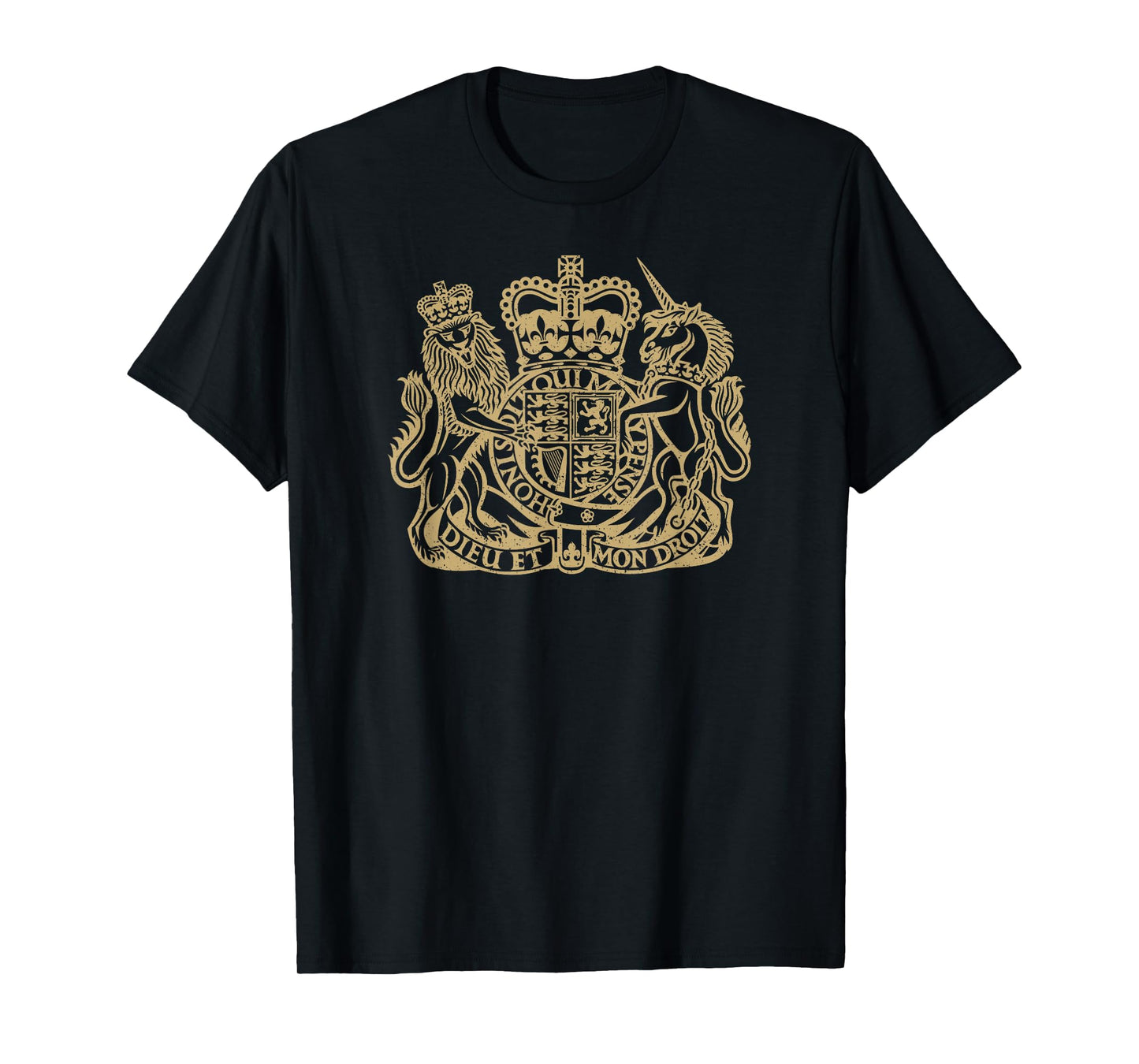 UNITED KINGDOM UK COAT OF ARMS LION AND UNICORN SYMBOL T-Shirt