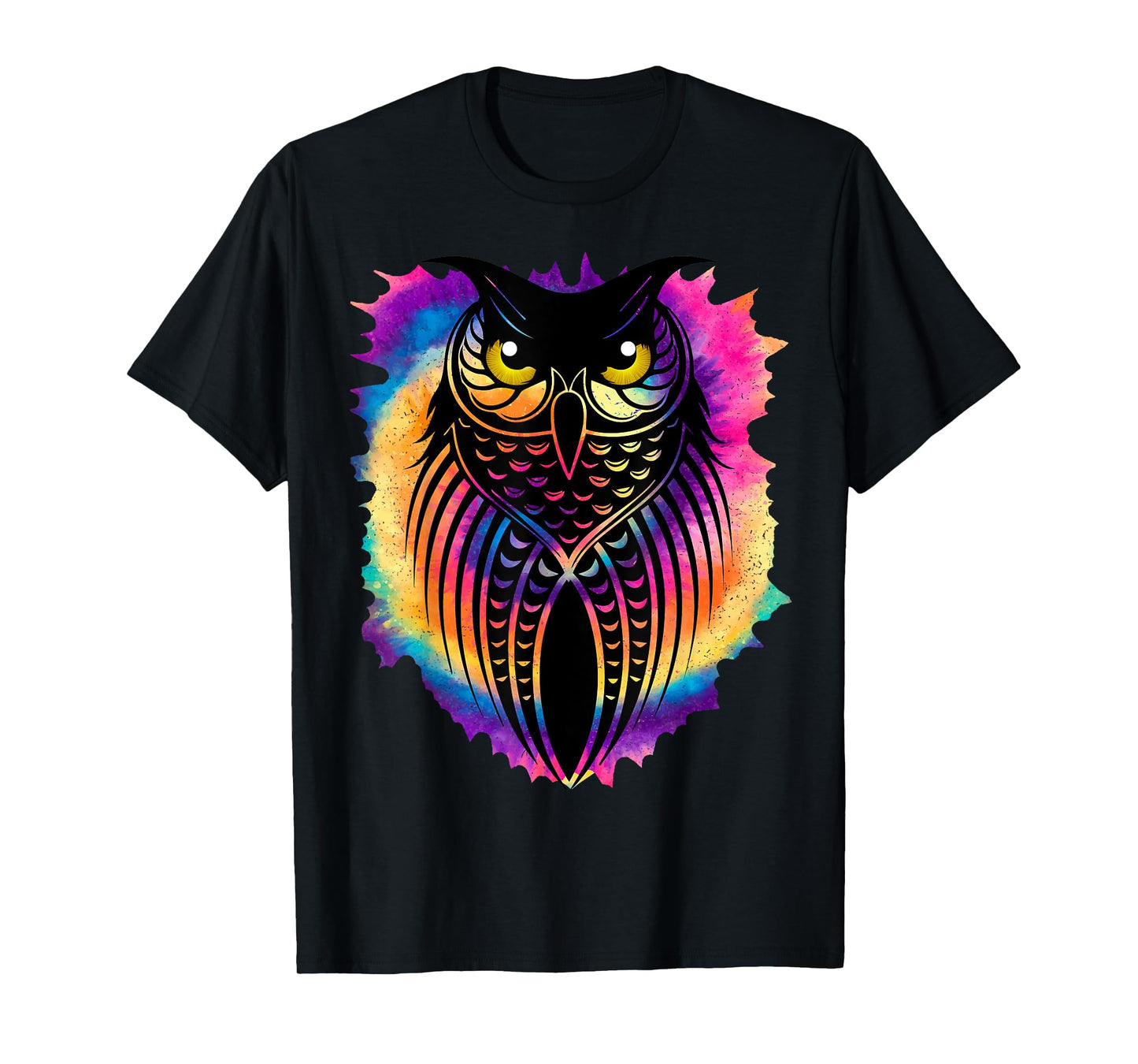 Owl Tie-Dye Graphic | Gift for Bird and Owl Lovers T-Shirt