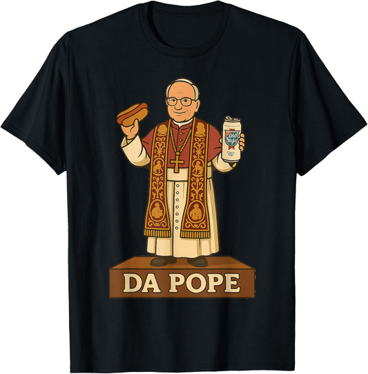 Da Pope Cartoon Funny T-Shirt