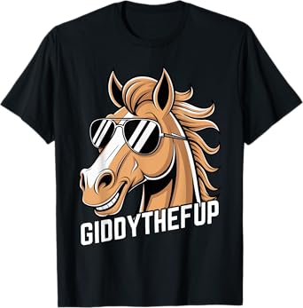 Race Horse Giddy the F Up Derby Day T-Shirt