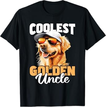 Coolest Golden Uncle - Dog Lover Pet Trainer Canine Men Women Girls Kids T-Shirt