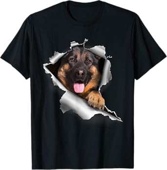 Sneaking German Shepherd - Dog Lover Puppy Pet Trainer T-Shirt