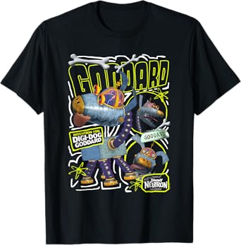 Jimmy Neutron Digi-Dog Goddard Funny Cartoon Men Women Kids T-Shirt