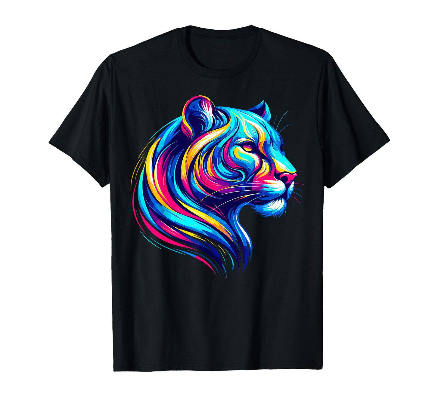 Colorful Puma Animal T-Shirt