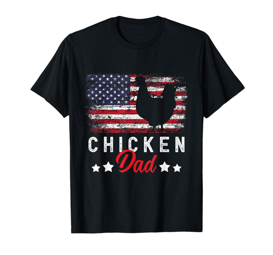 Funny Farmer Father Gift | Chicken Dad T-Shirt