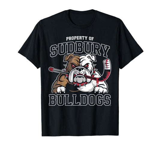 Property of Sudbury Bulldogs Fun Lover Hockey Sport T-Shirt