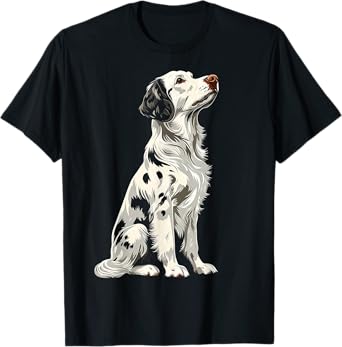 English Setter Dog Motif Pet Art English Setter T-Shirt