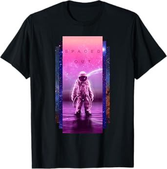 Astronaut Spaced Out Aesthetic Vaporwave - Galaxy Art T-Shirt