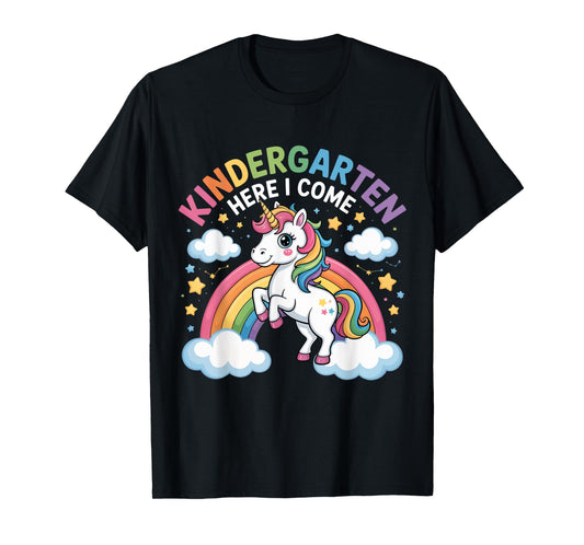 Unicorn Kindergarten Here I come School Kindergarten Girl T-Shirt