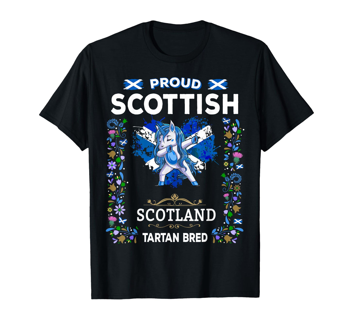 Scottish Unicorn Outfit Idea For Toddlers & Kids Scotland T-Shirt