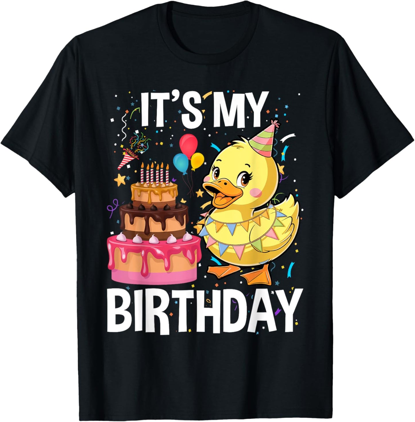 Duck for Birthday for Children It's My Birthday T-Shirt