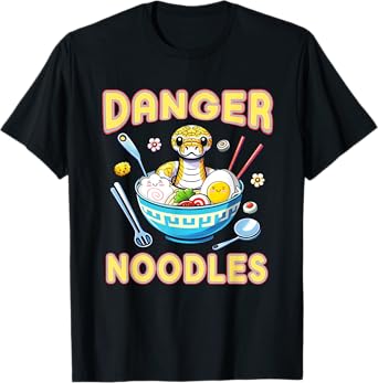 Danger Noodles Snake Owner Ball Python Reptile Snakes T-Shirt