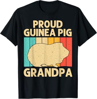 Funny Guinea Pig For Grandpa Potato Pet Lover Fluffy T-Shirt