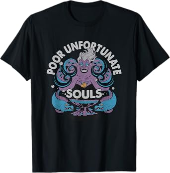 Disney Villains Ursula Poor Unfortunate Souls Retro Poster T-Shirt