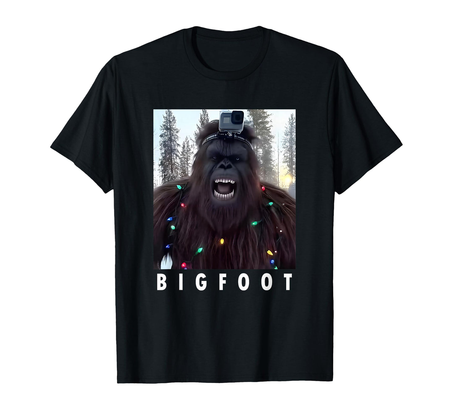 Bigfoot Funny Sasquatch Bigfoot Vlogs for Hikers T-Shirt