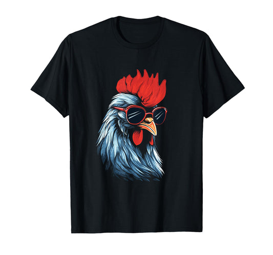 A cool Rooster wearing sunglasses T-Shirt