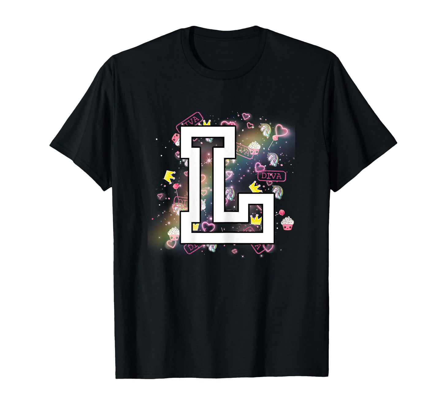 Kids Letter L Clothing For a Girl Who's Name Starts With L T-Shirt