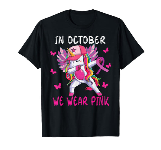 girls breast cancer awareness for toddlers kids Women T-Shirt