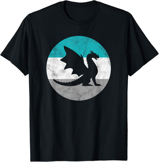 Dragon Retro Gift For Men or Boys T-Shirt