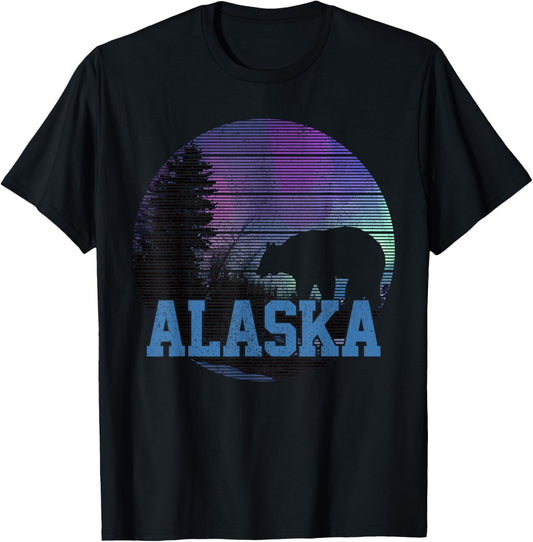Alaska Shirt - Grizzly Bear Nature Outdoor Souvenir Gift T-Shirt