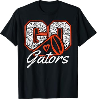 Go Cheer Gator Design Gift For Men Women Girls Boys Kids T-Shirt