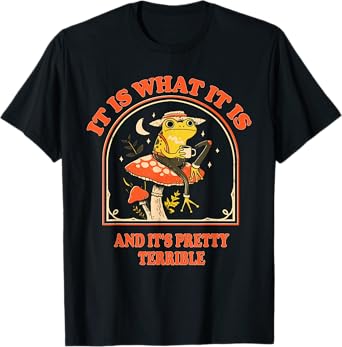 It Is What It Is And It's Pretty Terrible Funny design T-Shirt