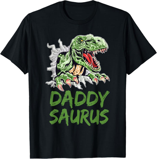 Daddy Saurus Birthday Boy Rex Dinosaur Family Matching T-Shirt