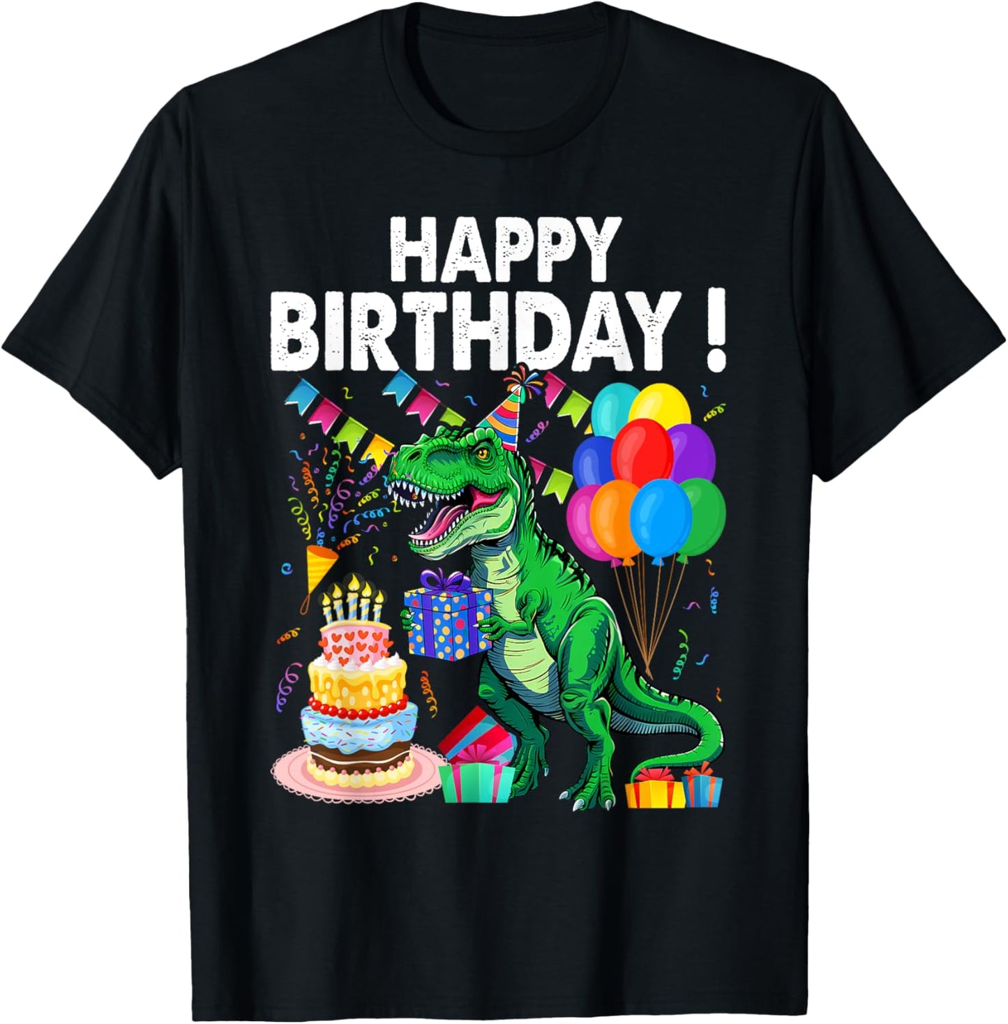 Happy Birthday Dinosaur Happy Birthday T-Rex T-Shirt