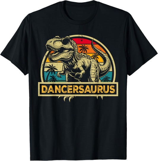 Dancersaurus T Rex Dinosaur Dancer Saurus Family Matching T-Shirt