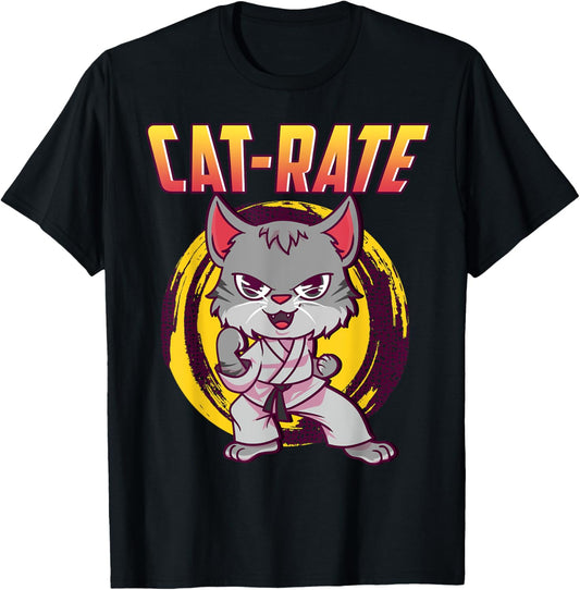 Cat-Rate Karate Cat T-Shirt