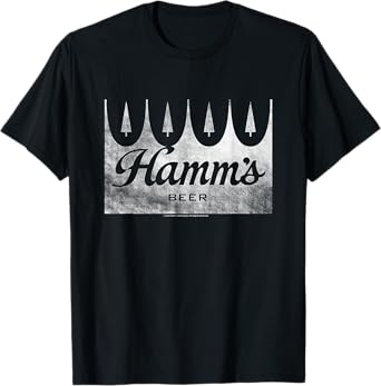 Hamm's Distressed Wood Sign Beer Badge T-Shirt