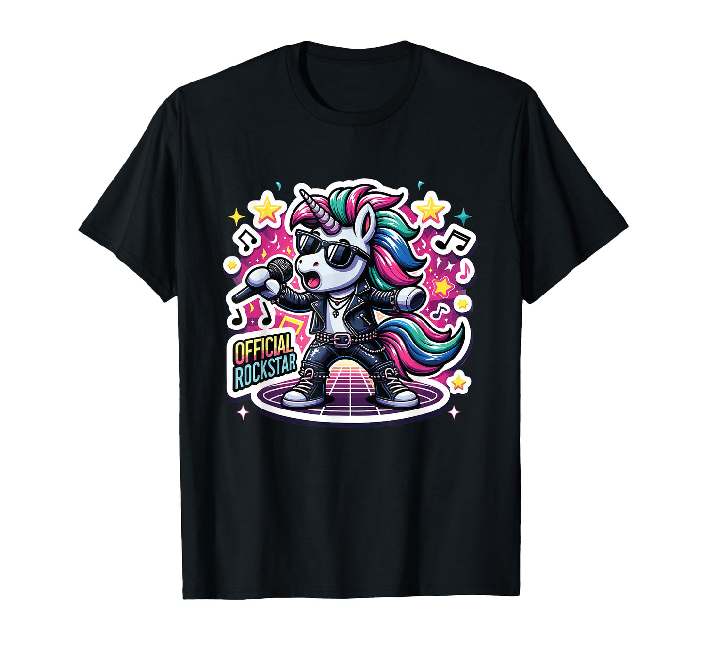 Funny unicorn Singer Rockstar Band official rockstar T-Shirt
