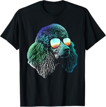 Disco Groovy Poodle T-Shirt Dog Gift T-Shirt