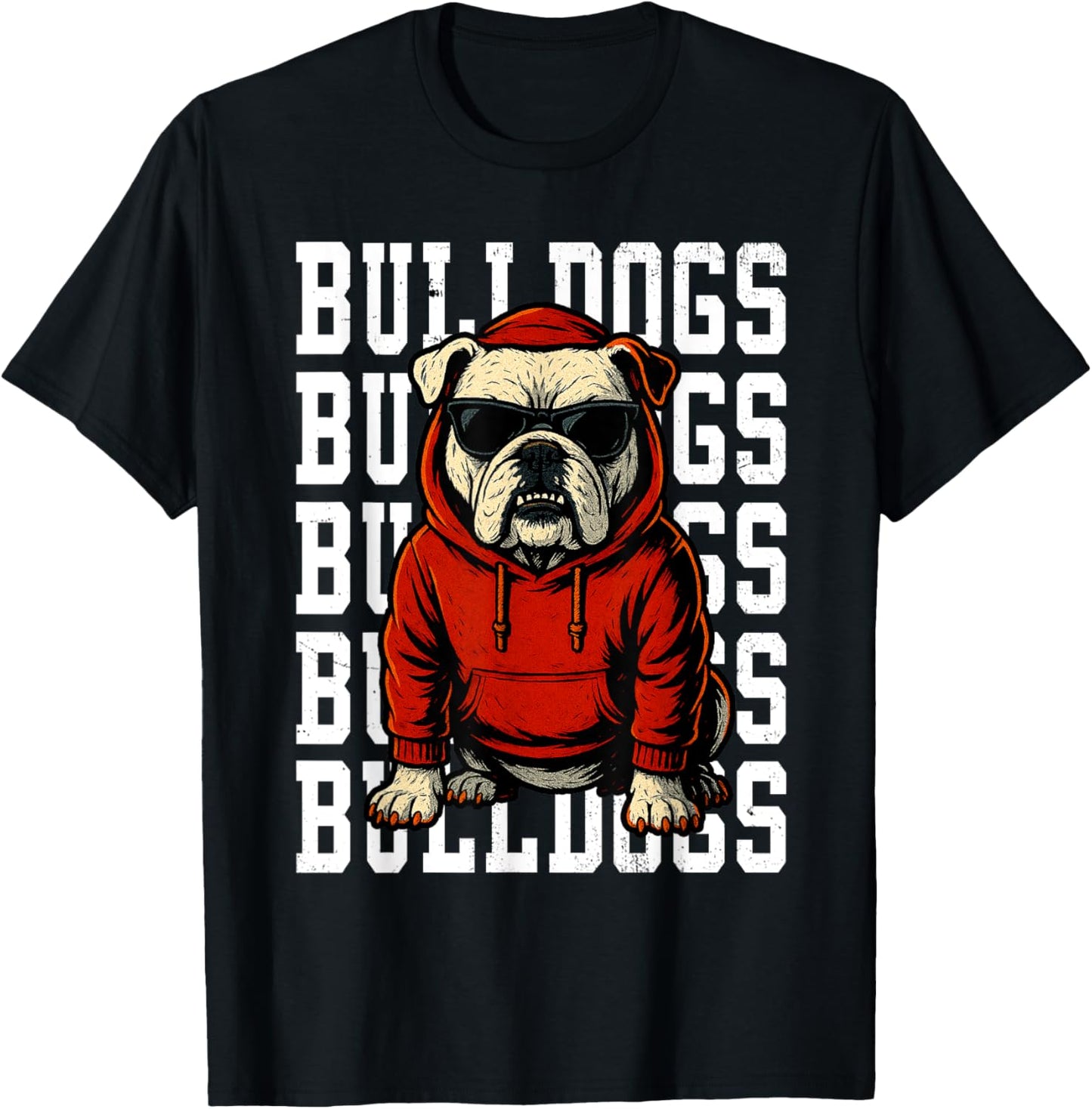 Backfield Pack Pride Vintage Bulldog Name Styles Love Animal T-Shirt