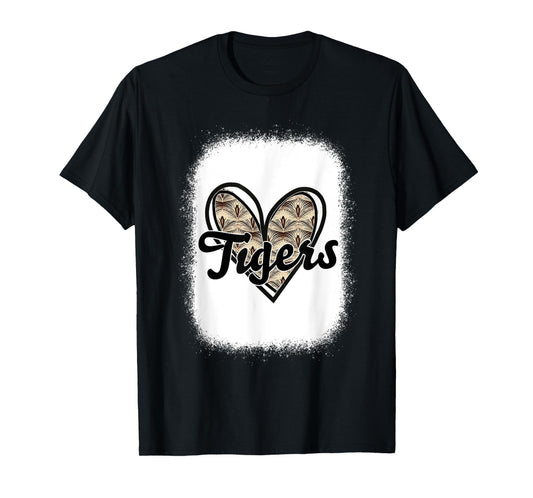 Football Tigers School Sports Fan Team Spirit T-Shirt