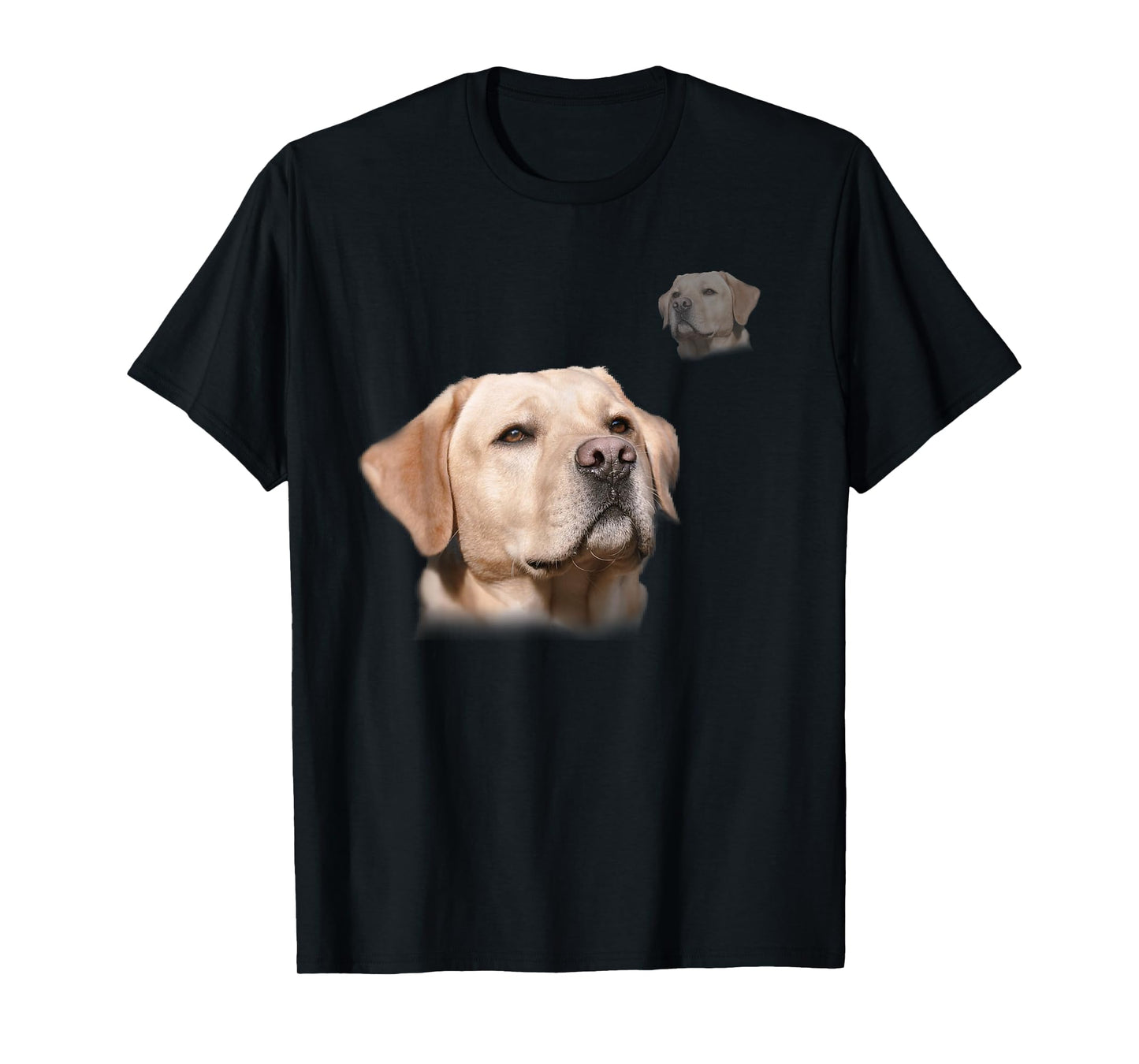 Labrador School Photo T Shirt Funny Yellow Lab Tshirt T-Shirt
