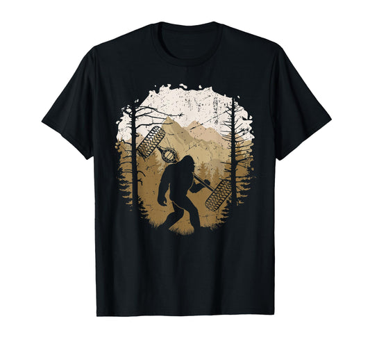 Bigfoot Off-Road Car Funny Sasquatch Off Roading Vintage T-Shirt