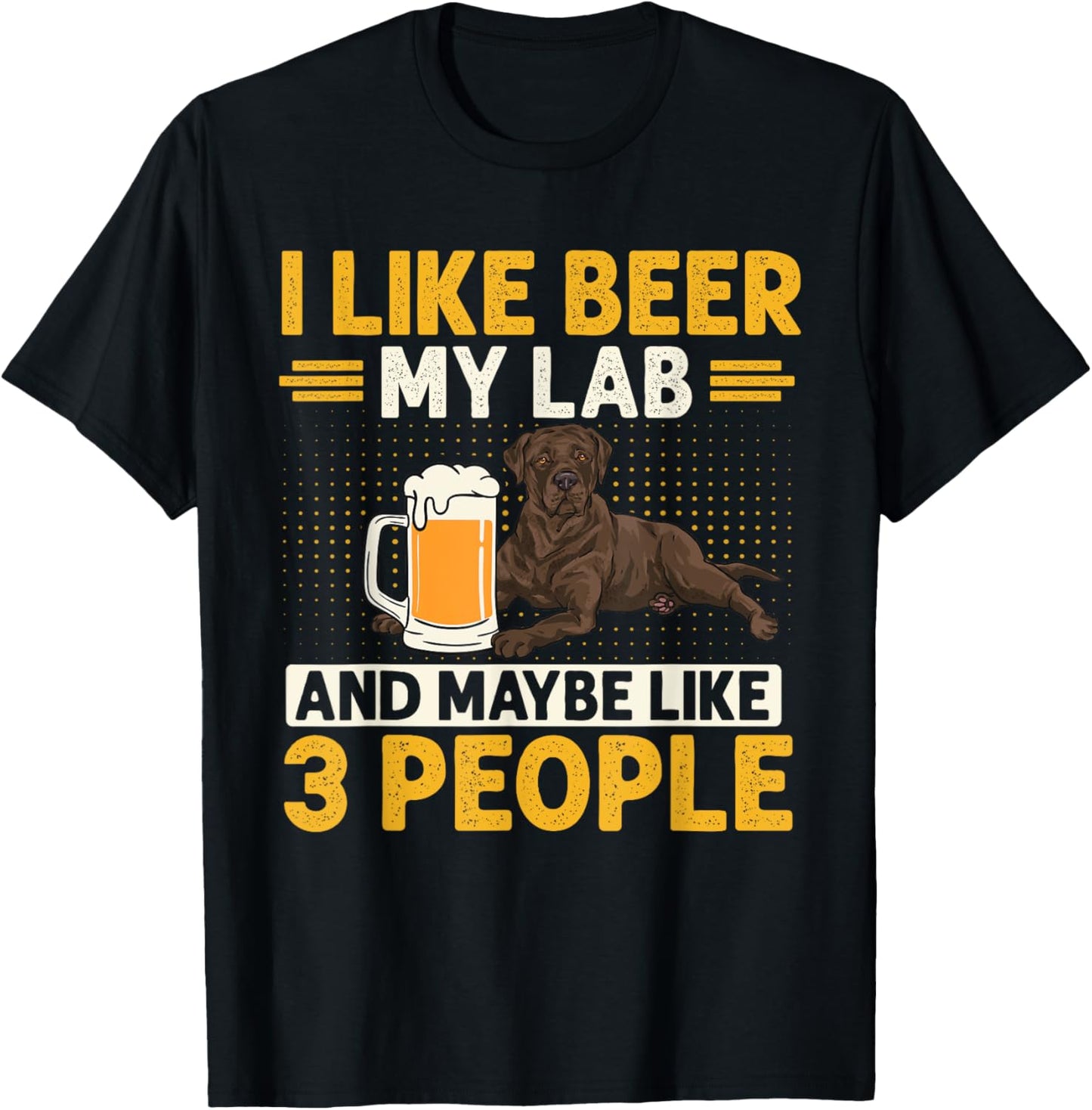 Chocolate Labrador Retriever Dog Beer Chocolate Lab T-Shirt