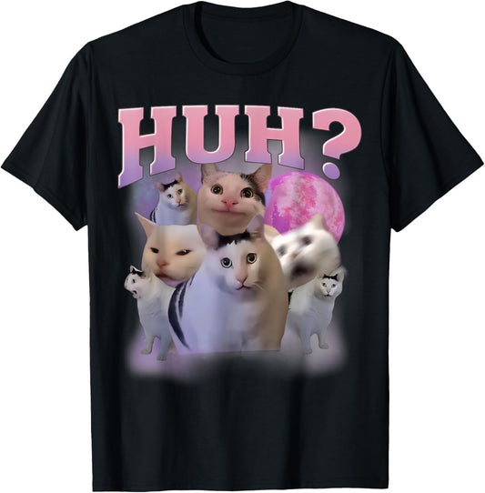 Silly Cat Meme Tee T-Shirt