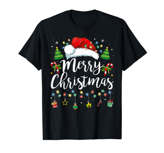 Merry Christmas Family Funny Christmas Women Men Xmas Kids T-Shirt