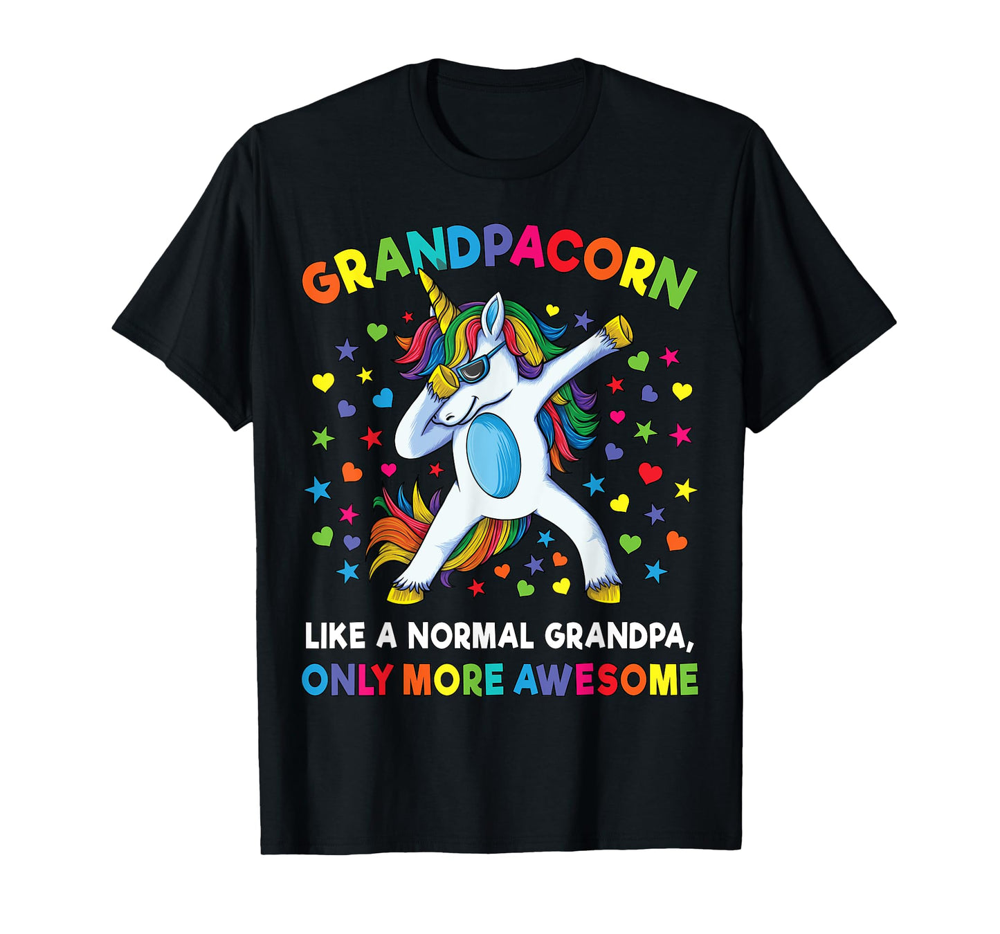 Grandpa Unicorn Boys Party Gift T-Shirt